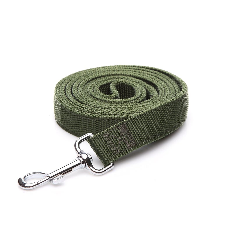 Taida Nylon Dog Leash with 2-Layer, 4 FT/ 6 FT/ 7FT Long, 1 Inch Wide for Medium Large Dogs - Image 1